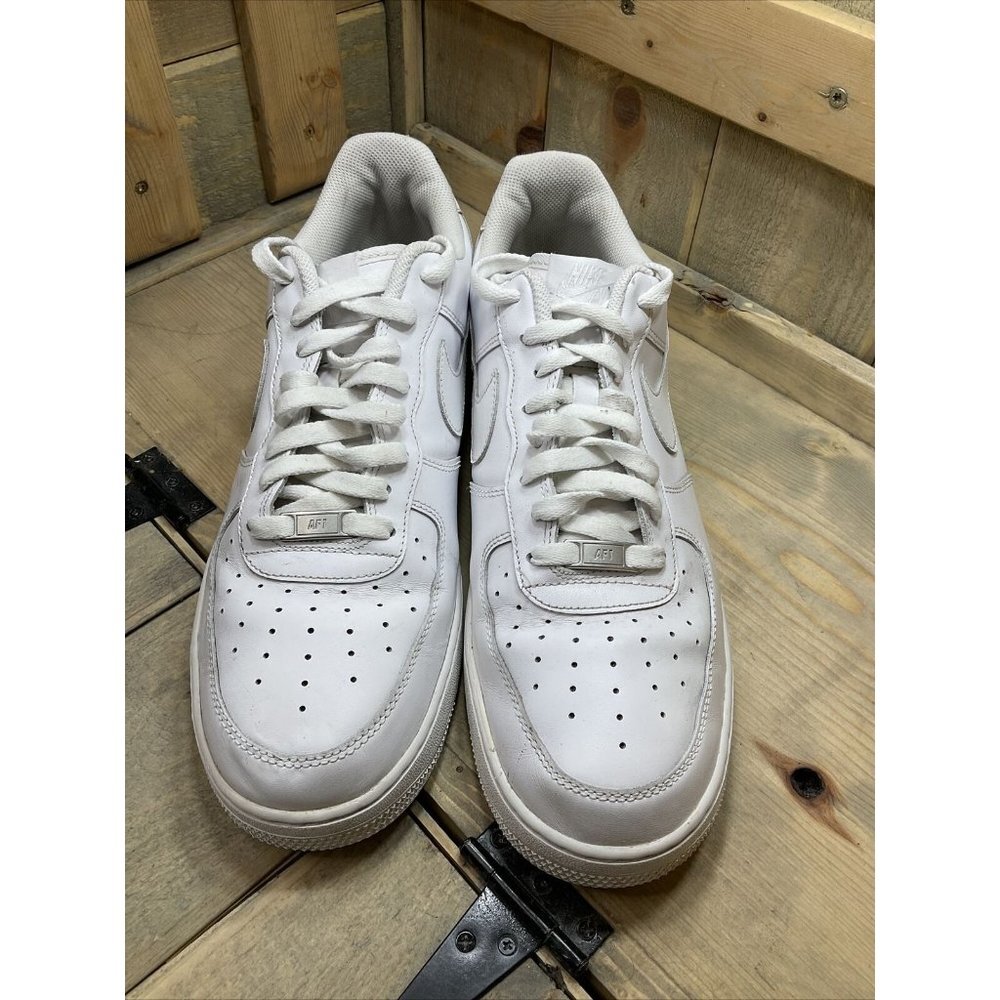 Nike Air Force 1 Low '07 White Menβs US Size 13 CW2288-111 - Picture 2 of 11